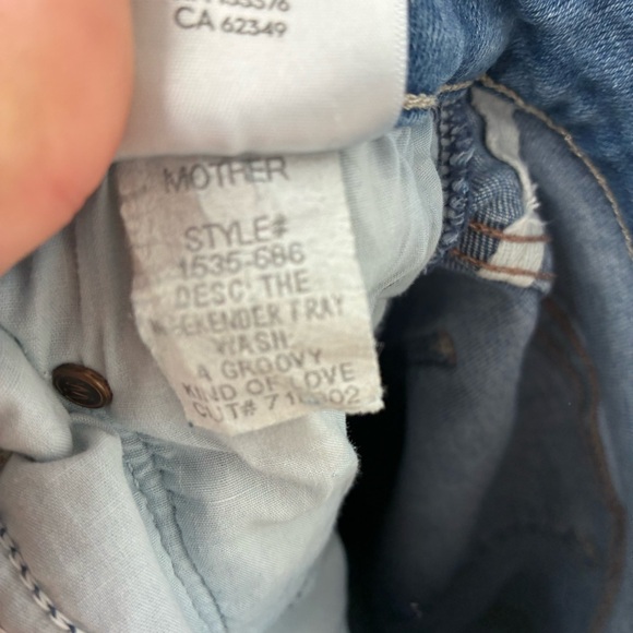 Mother 31 The Weekender Groovy Kind Love Denim Blue Jeans Wide Leg Denim Flare - Picture 10 of 10